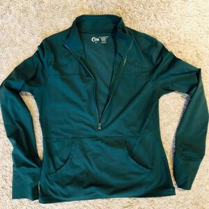 ZYIA 1/2 zip pullover green xl